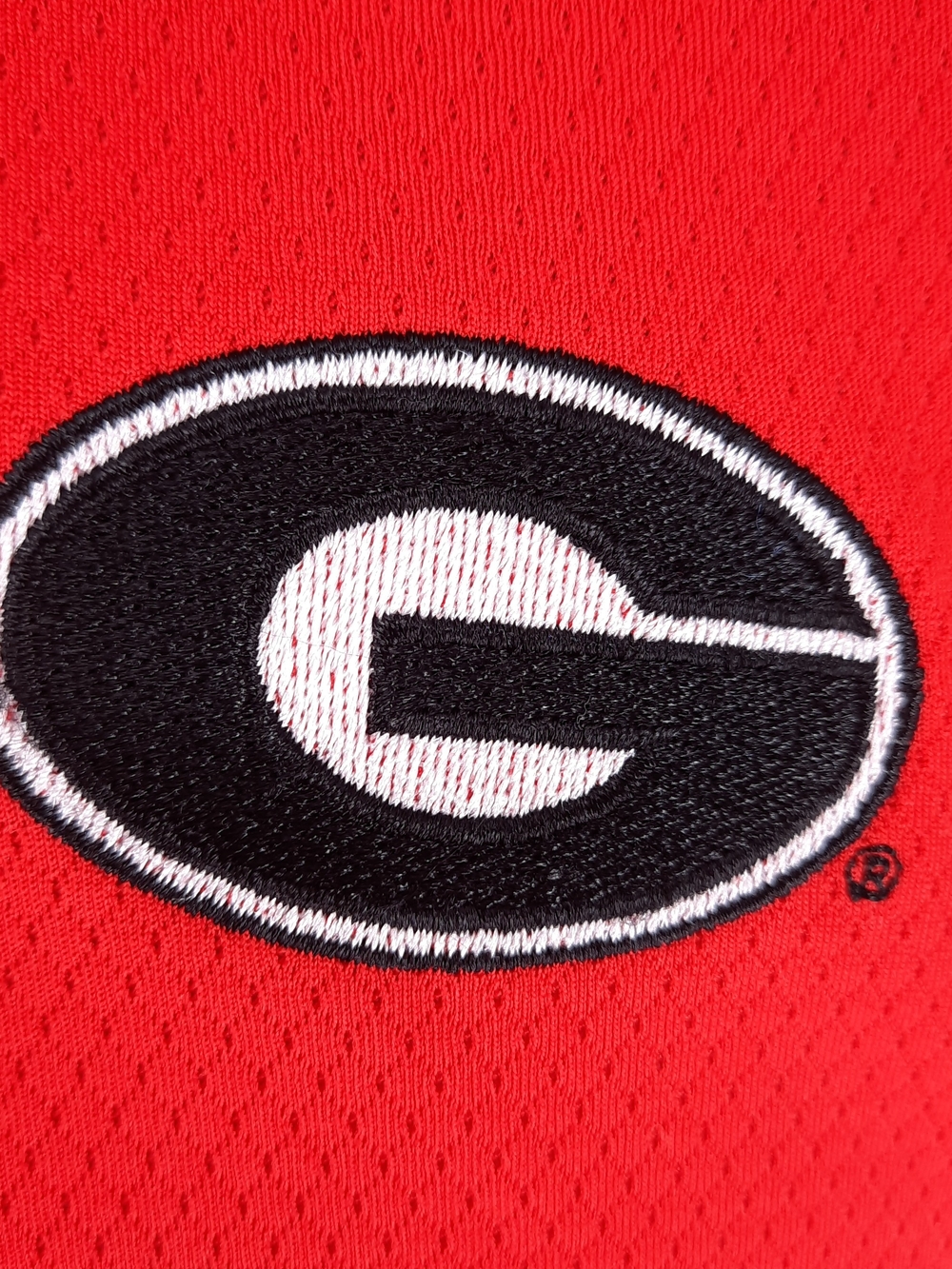NEW Georgia Bulldogs Polo Shirt Men's L Red NCAA Football Majestic Section 101 - Picture 4 of 10